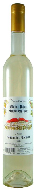 2016 Johanniter Eiswein süß 133,0 gr/l Restzucker 0,50 l