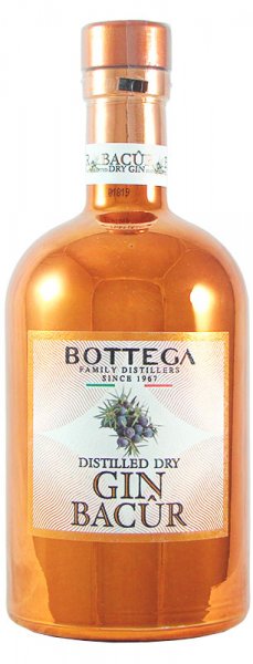 Bacur Dry Gin Bottega 40,0% vol. 0,50 l
