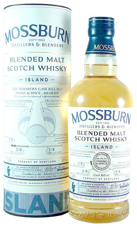 Mossburn Whisky Island Smoke and Spice Cask No. 1 46,0% vol. 0,70 l