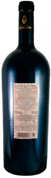Castri Rosso de 1,5 Salice Riserva DOC Salentino l Leone 2016 Apulien