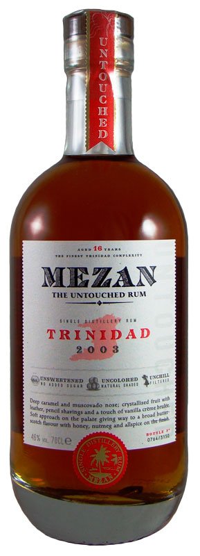 Mezan RumTrinidad TDL 16 Jahre Jahrgang 2003 Single Distillery 46,0 % vol. 0,70 l in Geschenkpackung