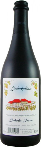 Schoko Secco "Schokolino" Perlwein süß 8,0 % vol. 0,75 l