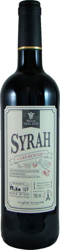 2020 Maison Vialade Pays Syrah Vintage IGP Vin trocken 0,7 Rouge d´Oc