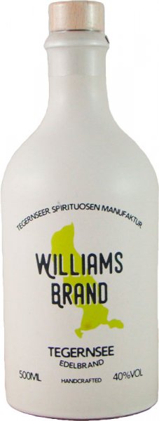 WilliamsBrand Edelbrand Tegernsee 40,0% vol. 0,50 l in Steingutflasche