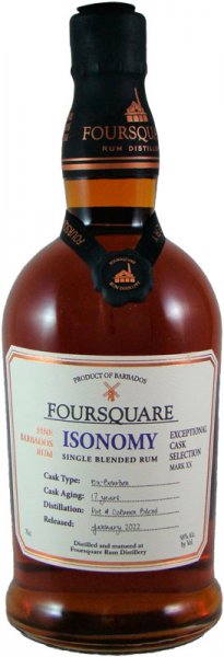 Foursquare Isonomy Single Blended Fine Barbados Rum 17 years 58,0% vol. 0,70 l