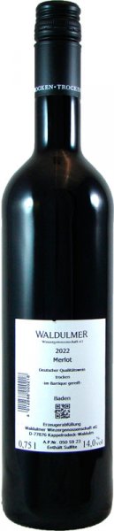 2022 Merlot Collection Imperial 0,75 l Waldulmer