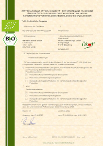 Zertifikat DE-ÖKO-037